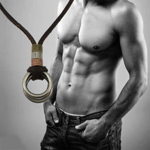 Load image into Gallery viewer, AYAR TECHNOLOGY Genuine Leather Male Necklace