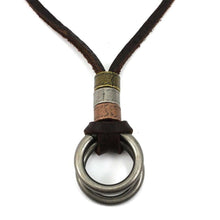 Load image into Gallery viewer, AYAR TECHNOLOGY Genuine Leather Male Necklace