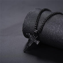 Load image into Gallery viewer, AYAR TECHNOLOGY U7 UZI GUN Shape Pendant Necklace