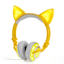 Load image into Gallery viewer, AYAR TECHNOLOGY Cat Ear headphones LED