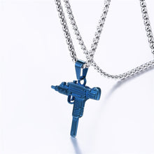 Load image into Gallery viewer, AYAR TECHNOLOGY U7 UZI GUN Shape Pendant Necklace