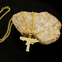 Load image into Gallery viewer, AYAR TECHNOLOGY Gold Necklace Uzi Gun
