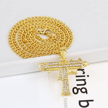 Load image into Gallery viewer, AYAR TECHNOLOGY Gold Necklace Uzi Gun