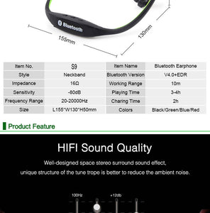 AYAR TECHNOLOGY  Sports Bluetooth Headset