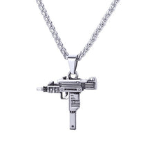 Load image into Gallery viewer, AYAR TECHNOLOGY U7 UZI GUN Shape Pendant Necklace