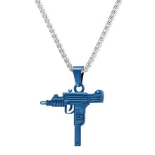 Load image into Gallery viewer, AYAR TECHNOLOGY U7 UZI GUN Shape Pendant Necklace