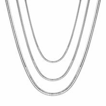 Load image into Gallery viewer, AYAR TECHNOLGY LUXUSTEEL Gold/Silver Filled Snake Chain Necklace