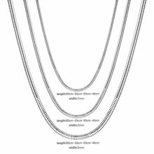 Load image into Gallery viewer, AYAR TECHNOLGY LUXUSTEEL Gold/Silver Filled Snake Chain Necklace