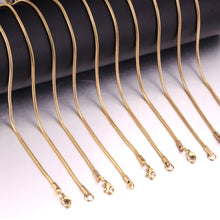 Load image into Gallery viewer, AYAR TECHNOLGY LUXUSTEEL Gold/Silver Filled Snake Chain Necklace